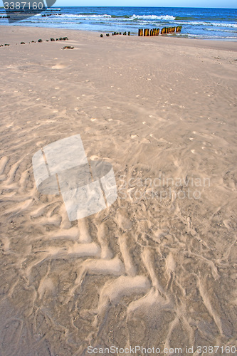 Image of beach of Baltic Sea, Poland