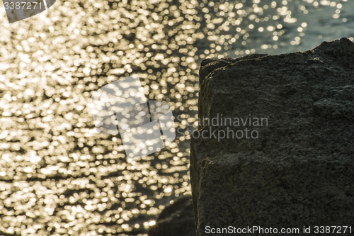 Image of Sunrise over the ocean