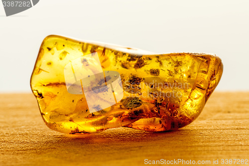 Image of amber with inclusions