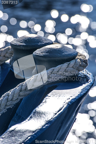 Image of Ship bow with water reflexions