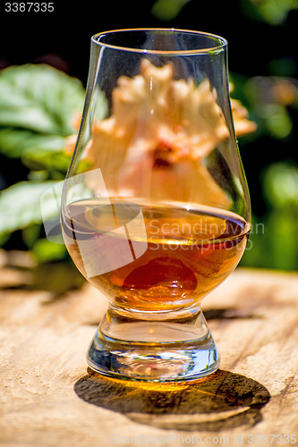 Image of Whisky with sun shadow