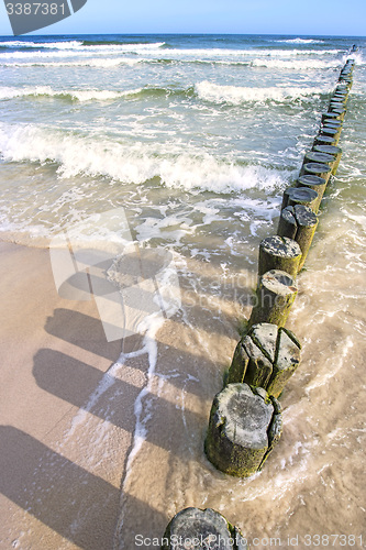 Image of Groins in the Baltic Sea 