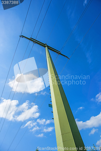 Image of power supply mast