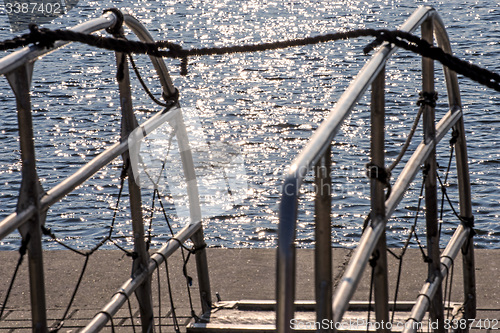 Image of Gangway in a port