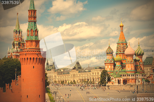 Image of Moscow, Russia, Red square at summer day