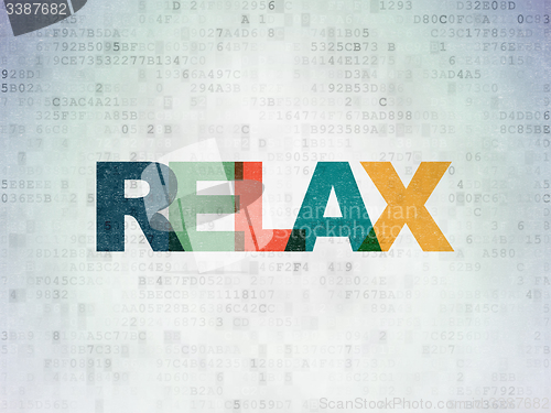 Image of Travel concept: Relax on Digital Paper background