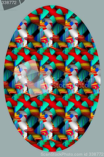 Image of Abstract 3d background