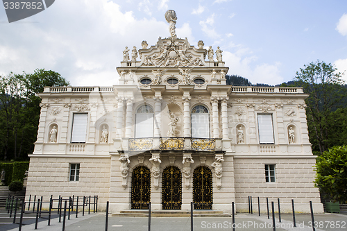 Image of Facade of castle Linderhof, Bavaria