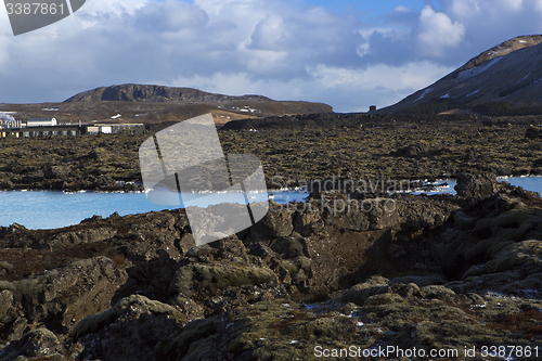 Image of Geothermal bath Blue Lagoon in Iceland
