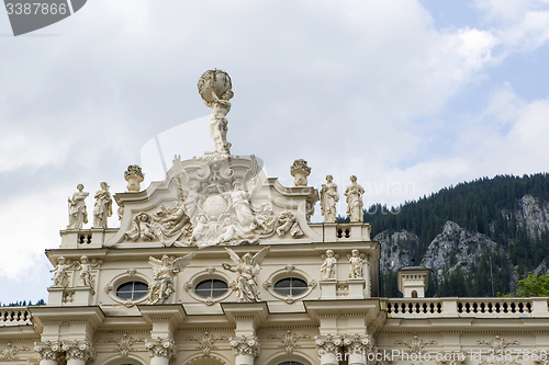 Image of Facade of castle Linderhof, Bavaria