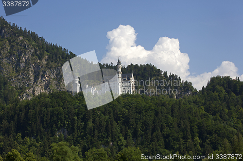 Image of Castle of Neuschwanstein in Bavarian Alps