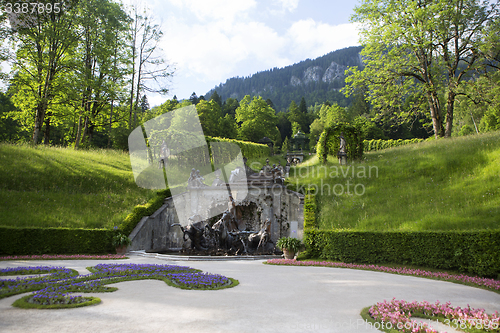 Image of Sculptures in castle park Linderhof, Bavaria