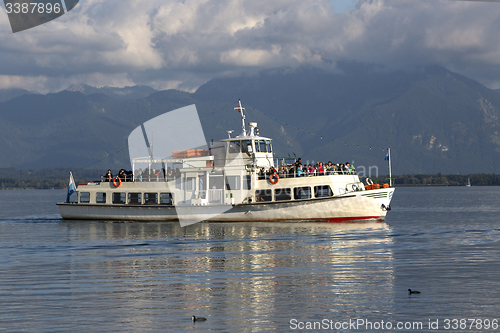 Image of Steamship at lake Chiemsee, Bavaria