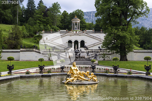 Image of Park of castle Linderhof, Bavaria