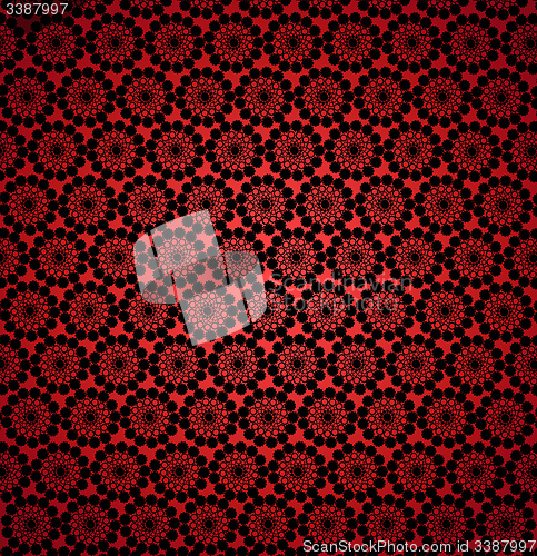 Image of wallpapers with round abstract red patterns