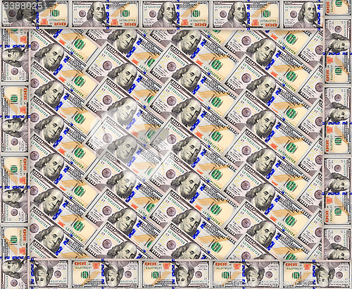 Image of dollar banknotes texture