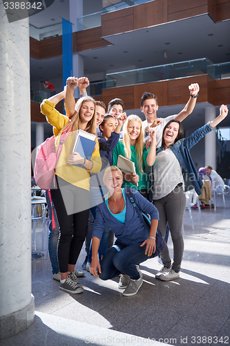 Image of students group  study