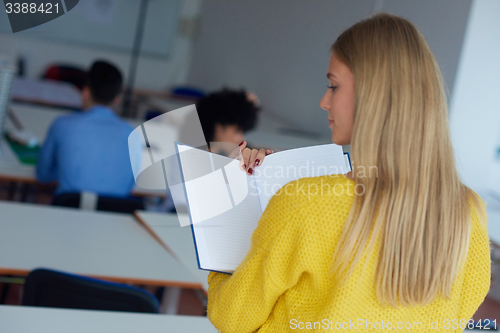 Image of portrait of young female student