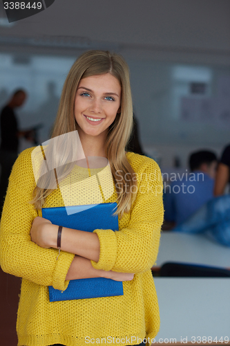 Image of portrait of young female student