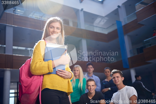 Image of students group  study