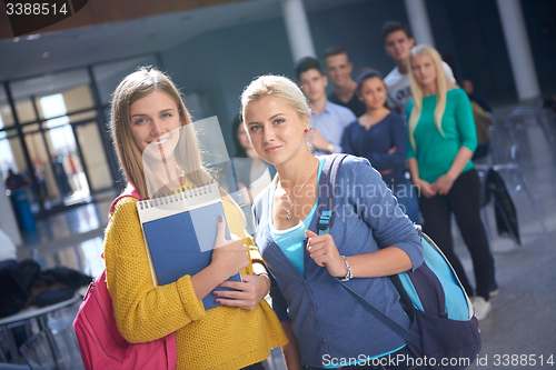 Image of students group  study