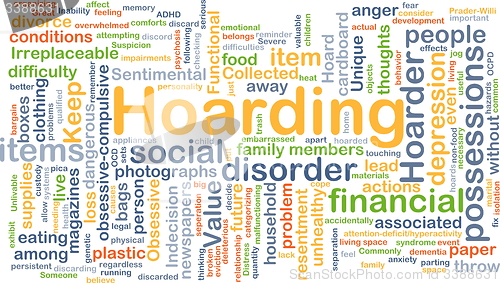 Image of Hoarding background concept