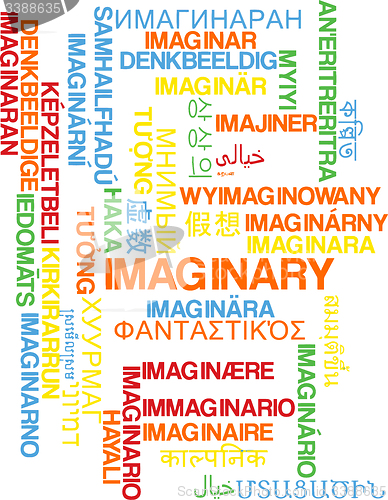 Image of Imaginary multilanguage wordcloud background concept