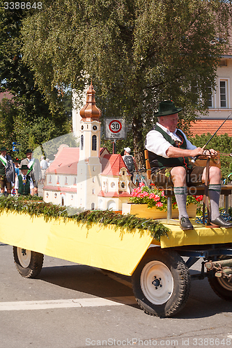 Image of Hausham / Germany / Bavaria-09th August: copy of the Catholic Church