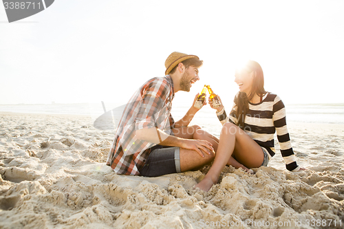 Image of Couple having great time together