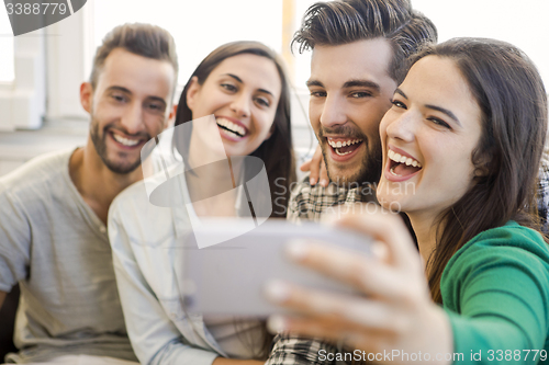 Image of A selfie with friends