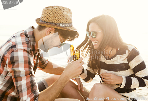 Image of Couple having great time together