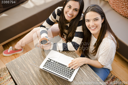 Image of Best friends studying