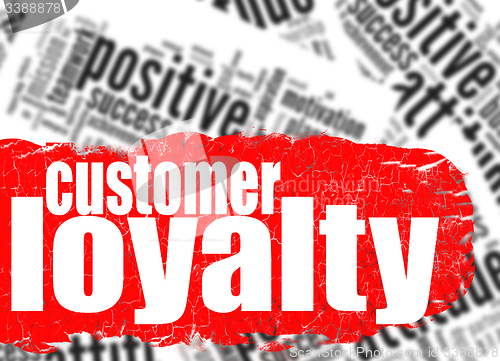 Image of Word cloud customer loyalty