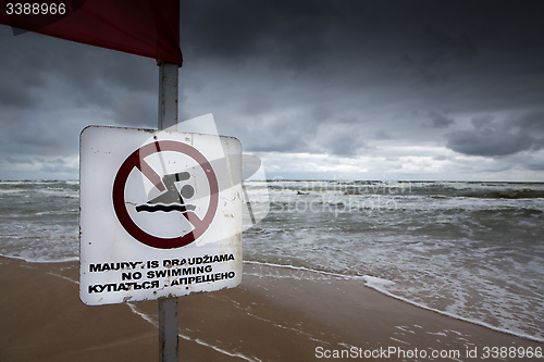 Image of No svimming