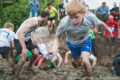 Image of Dirty cross-country race. Tyumen. Russia