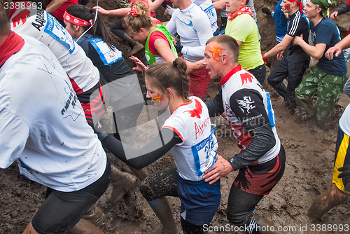 Image of Dirty cross-country race. Tyumen. Russia