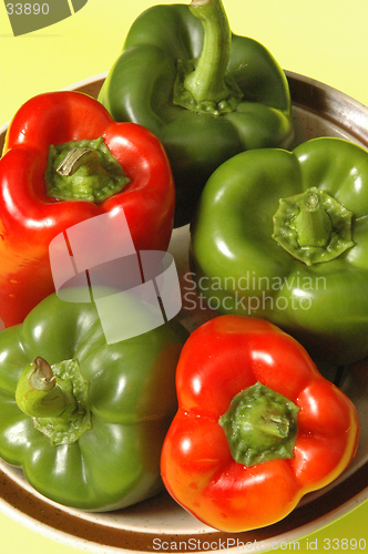 Image of peppers in a bowl