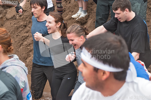 Image of Dirty cross-country race. Tyumen. Russia