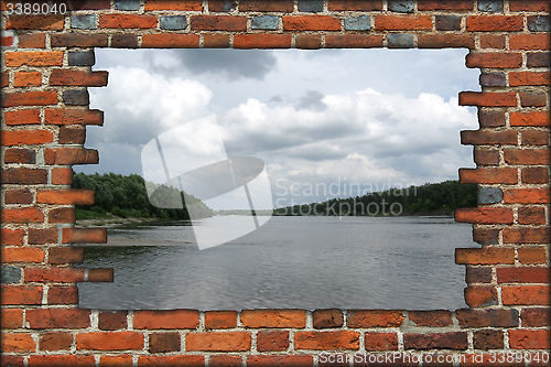 Image of Wall from the red brick