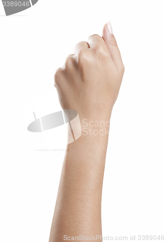 Image of fist woman hand