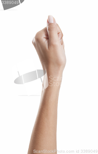 Image of Woman hand thumb