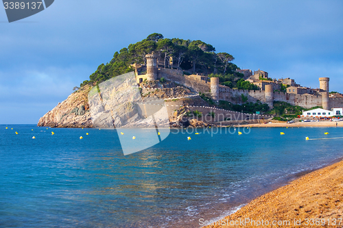 Image of Tossa de Mar, ancient fortress Vila Vella