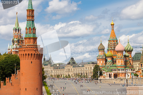 Image of Moscow, Russia, Red square at summer day