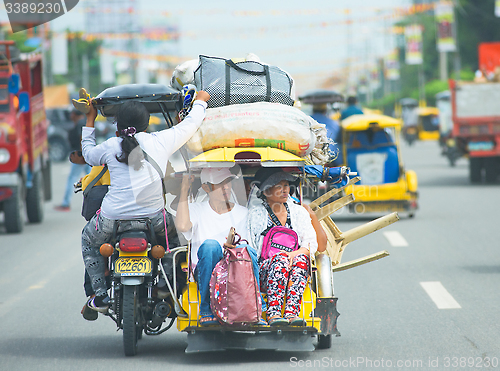 Image of Tricycle travel in The Philippines