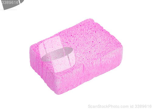 Image of Simple sponge isolated on white