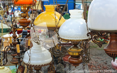 Image of Antique Hanging Lamps