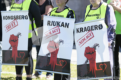 Image of Hospital Protest