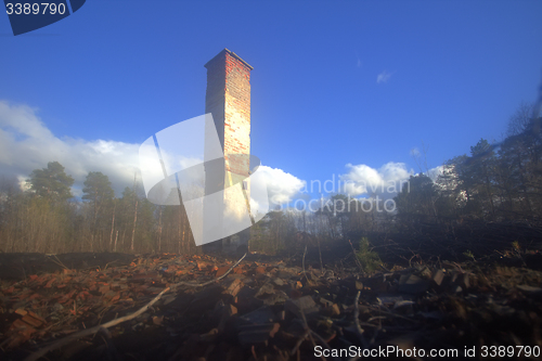 Image of totally ruined house