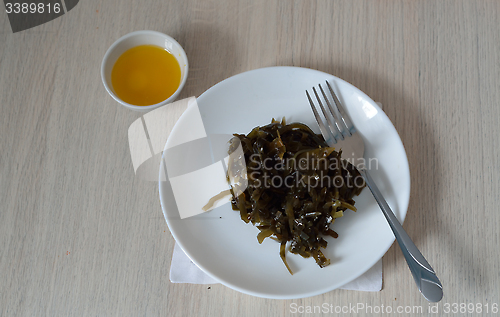 Image of marinated laminaria salad 