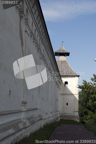 Image of wall of Spaso-Preobtazhenskyi monastery in Novgorod-Siverskiy